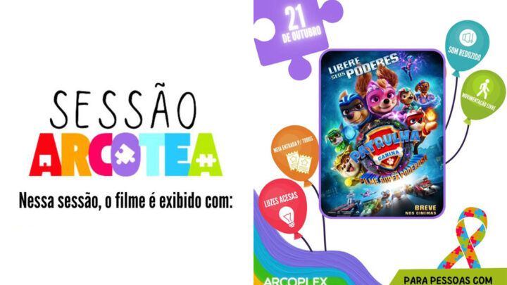 Sessão de cinema especial para público autista acontece neste sábado em Blumenau