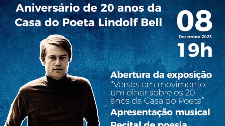 Museu Casa do Poeta Lindolf Bell completa 20 anos com evento comemorativo