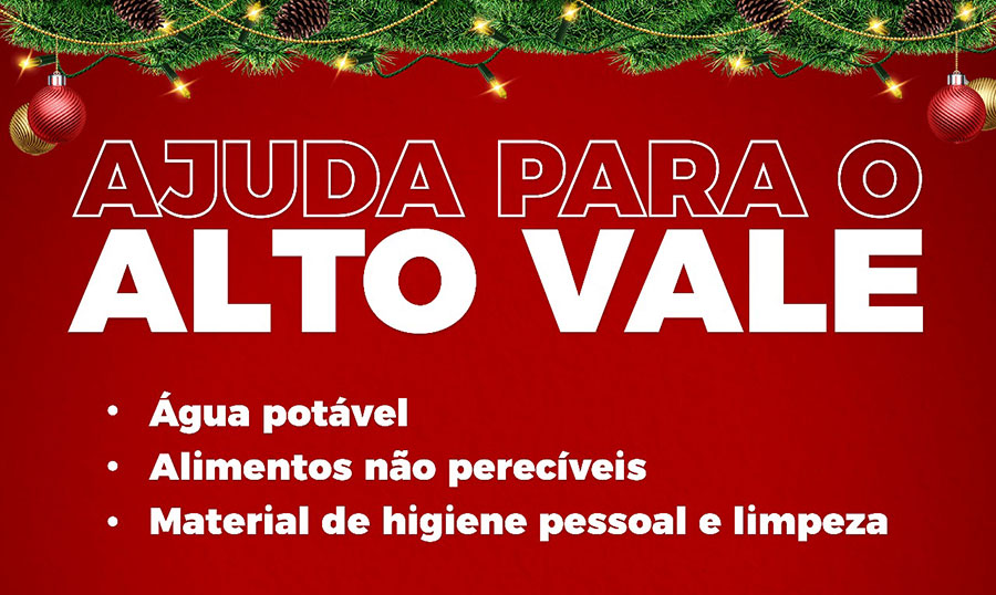 Prefeitura de Timbó recebe donativos para cidades do Alto Vale Prefeitura de Timbó recebe donativos para cidades do Alto Vale