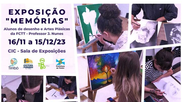 Exposição Memórias inicia dia 16 de novembro em Timbó
