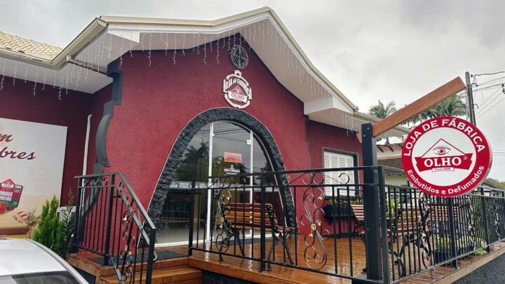 Loja de fábrica da Olho, em Pomerode, une tecnologia e tradição