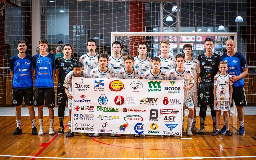 Associação Timbó Futsal/FME Timbó vence Tubarão Futsal com autoridade e está na semifinal do estadual