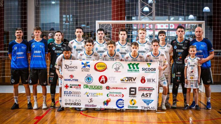 Associação Timbó Futsal/FME Timbó vence Tubarão Futsal com autoridade e está na semifinal do estadual