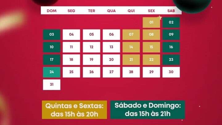 Blumenau – Shopping Park Europeu divulga horários especiais de fim de ano