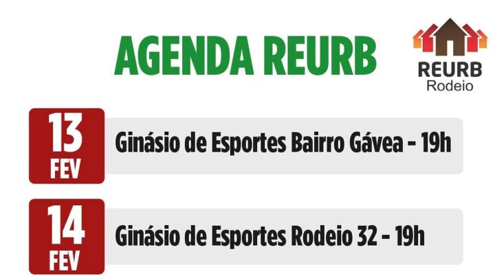 Rodeio – Programa de regularização fundiária e escrituração dos lotes – REURB está iniciando novos bairros
