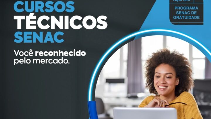 Senac Timbó está com inscrições abertas para cursos gratuitos