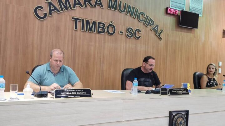 Câmara de Timbó – Comissão de Infraestrutura se reúne com a presença do Executivo e da Comunidade