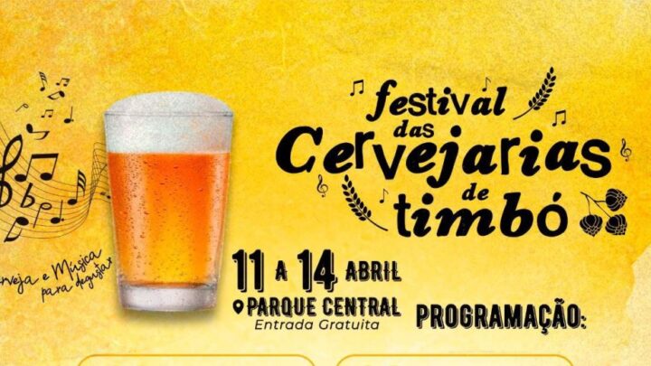 Confira a programação do Festival das Cervejarias de Timbó com show nacional da banda Comunidade Nin-Jitsu