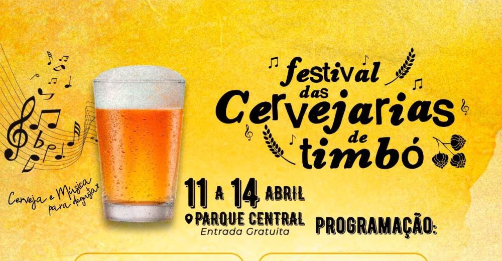 Confira a programação do Festival das Cervejarias de Timbó com show nacional da banda Comunidade Nin-Jitsu