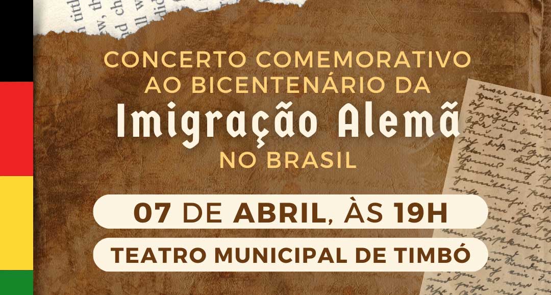 Timbó realiza Concerto do Bicentenário da Imigração Alemã no Brasil