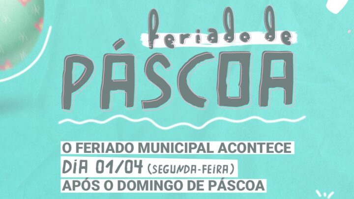 Confira como será o feriado de Páscoa em Timbó