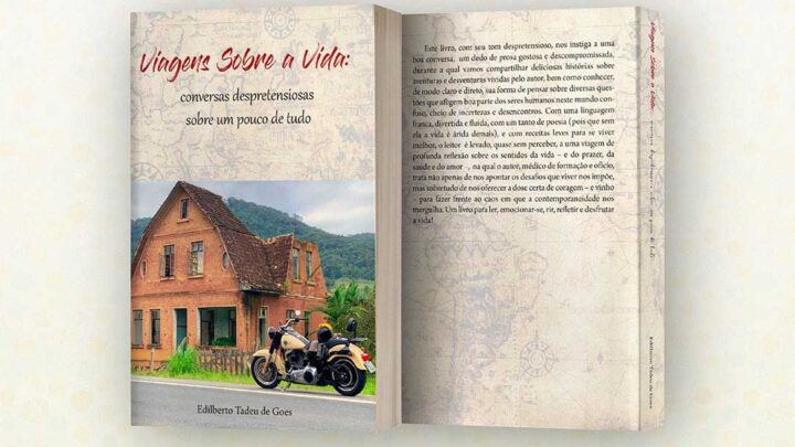 Casa do Poeta Lindolf Bell recebe lançamento do livro “Viagens sobre a vida” do Dr. Tadeu de Goes