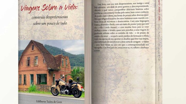 Dr. Tadeu de Goes lança seu mais recente livro “Viagens sobre a vida” na Casa do Poeta Lindolf Bell