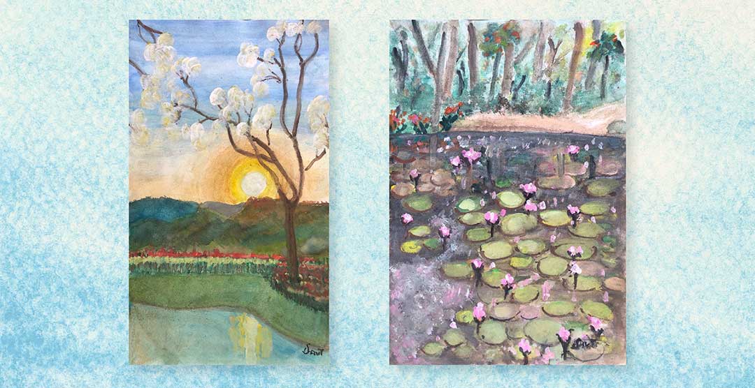 Casa do Poeta Lindolf Bell recebe exposição de aquarelas de Décio Saut