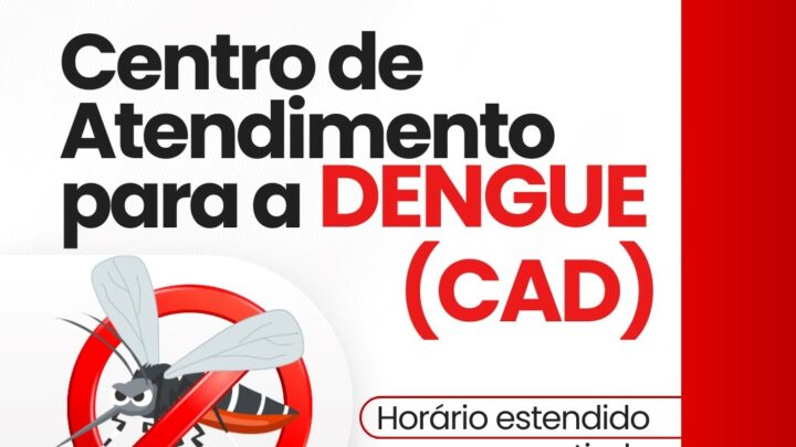 Centro de Atendimento para a Dengue de Timbó terá horário estendido a partir de segunda-feira