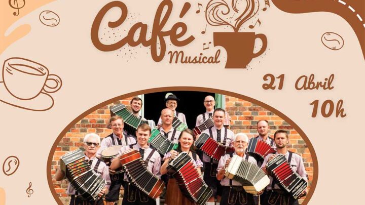 Café Musical com Grupo Folclórico Os Cinquentões acontece dia 21 de abril