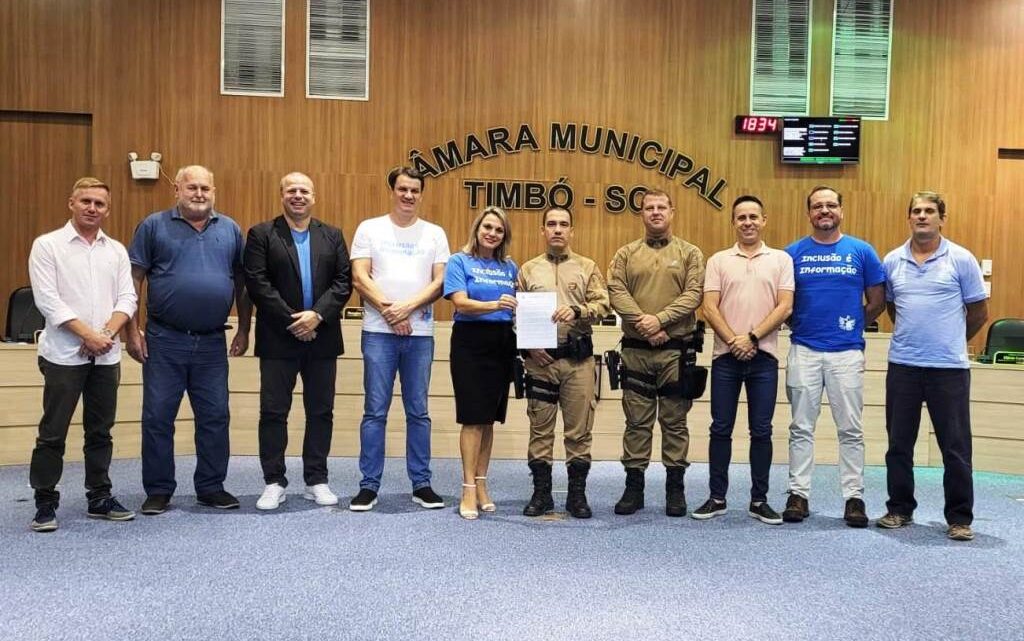 Vereadores aprovam Moção de Apelo que solicita reposição do efetivo policial em Timbó Vereadores aprovam Moção de Apelo que solicita reposição do efetivo policial em Timbó