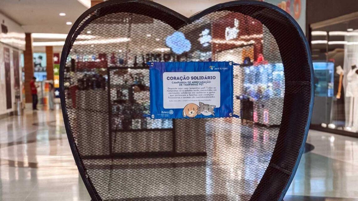 Shopping de Blumenau recebe campanha de tampinhas Coração Solidário