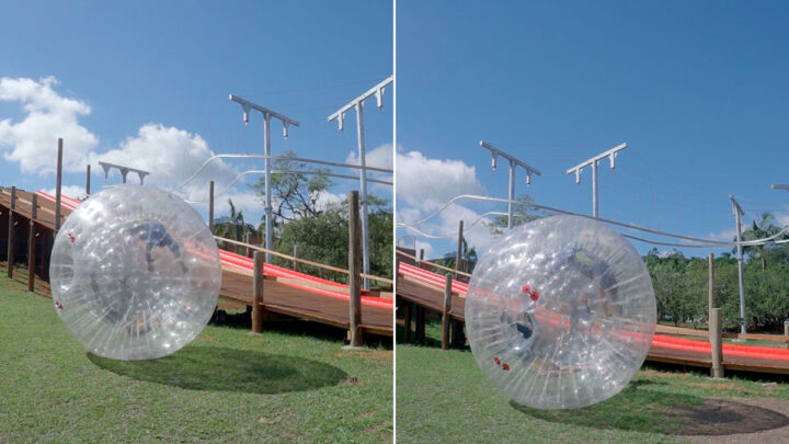 Mais aventura: Spitz Pomer, em Pomerode (SC), terá Zorb Ball de quatro metros de diâmetro