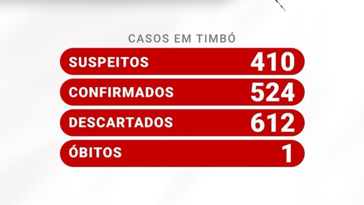 Situação da Dengue em Timbó – 09/05/2024