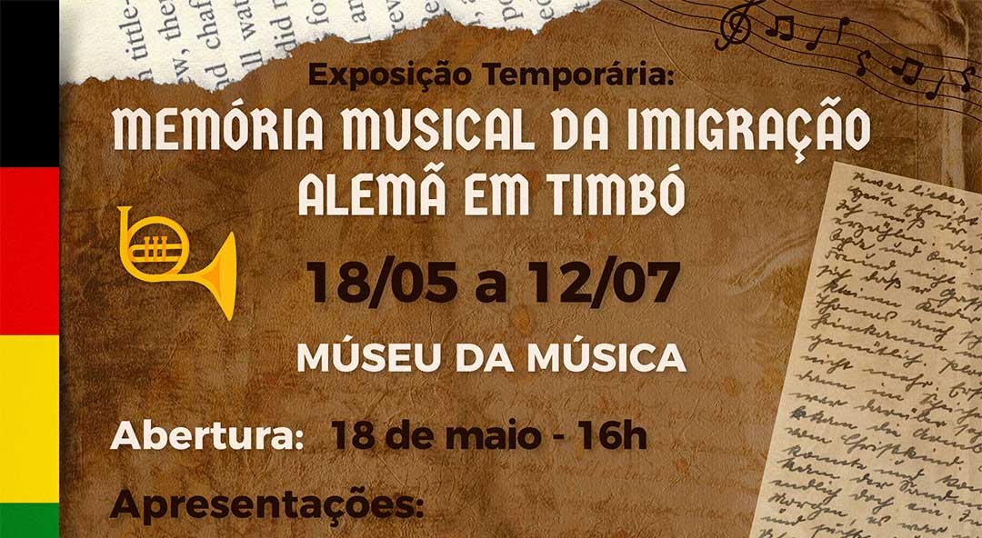 Museu da Música inicia nova exposição sobre os 200 anos da imigração alemã no Brasil neste sábado Museu da Música inicia nova exposição sobre os 200 anos da imigração alemã no Brasil neste sábado