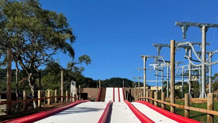 Tubing com descida de mais de 100 metros é nova atração confirmada de parque de Pomerode