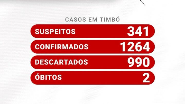 Situação da Dengue em Timbó – 13/06/2024