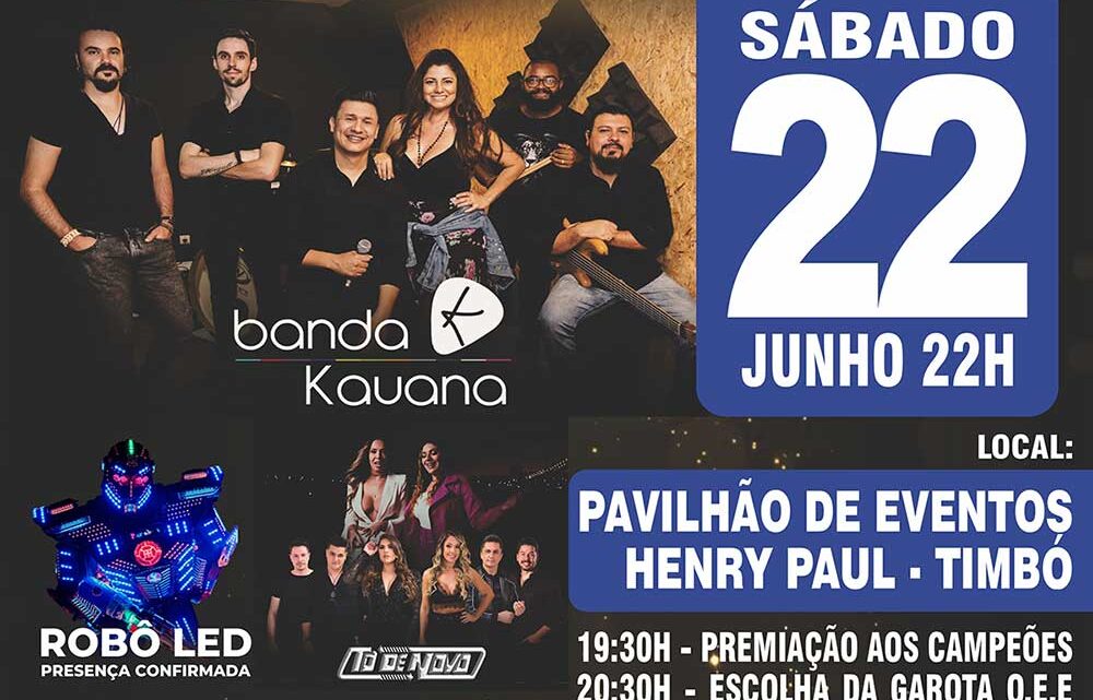 Baile de encerramento da 33ª Olimpíada Entre Empresas de Timbó é neste sábado Baile de encerramento da 33ª Olimpíada Entre Empresas de Timbó é neste sábado