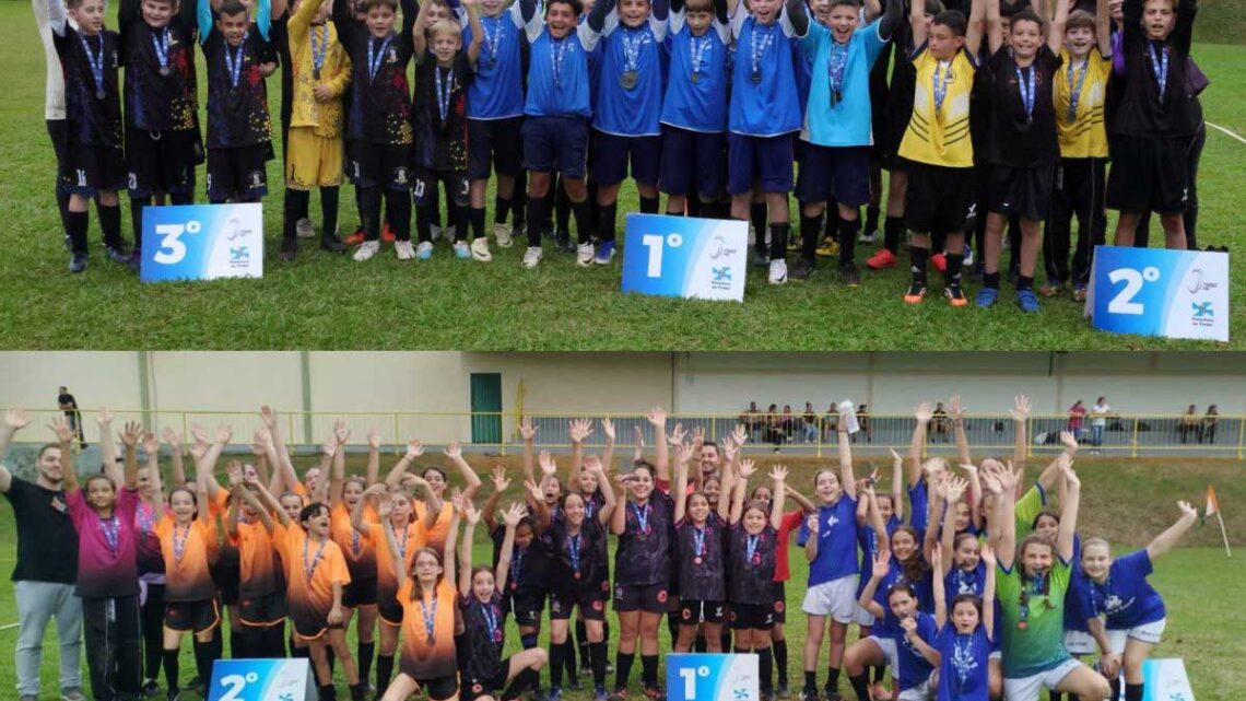 Escolas Municipais Nestor Margarida e Erwin Prade são campeãs do Molequinho Bom de Bola 2024 Escolas Municipais Nestor Margarida e Erwin Prade são campeãs do Molequinho Bom de Bola 2024