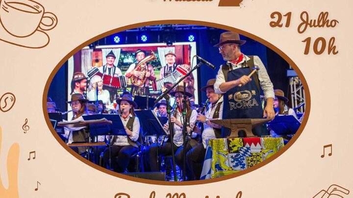 Café Musical com Banda Municipal Professor João Müller é dia 21 de julho