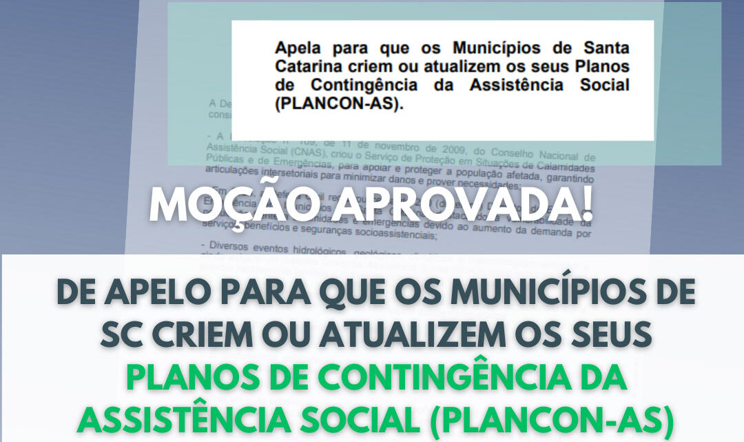 Deputada Luciane Carminatti aprova moção pedindo aos municípios criação de Planos de Contingência de Assistência Social Deputada Luciane Carminatti aprova moção pedindo aos municípios criação de Planos de Contingência de Assistência Social