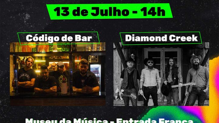 Tarde do Rock e Feira do Vinil acontecem dia 13 de julho em Timbó