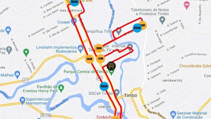 Trânsito no Centro de Timbó terá modificações temporárias neste domingo (29/9)