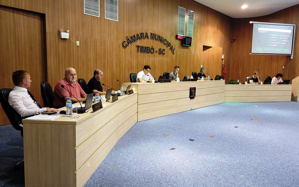 Vereadores de Timbó realizam 40ª Sessão Ordinária Vereadores de Timbó realizam 40ª Sessão Ordinária
