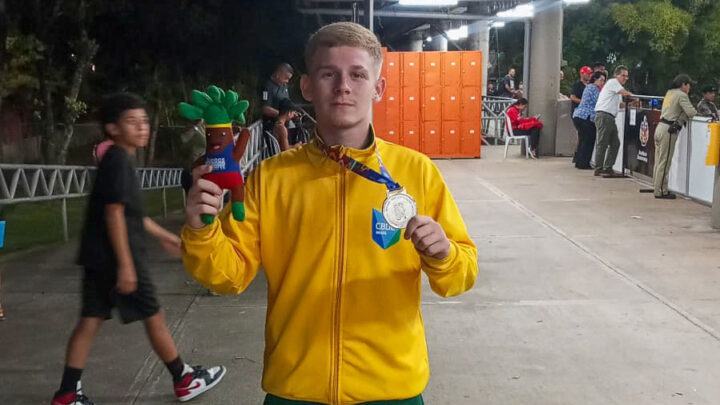 Atleta timboense é vice-campeão no lançamento de dardo nos Jogos Sul-Americanos Escolares na Colômbia