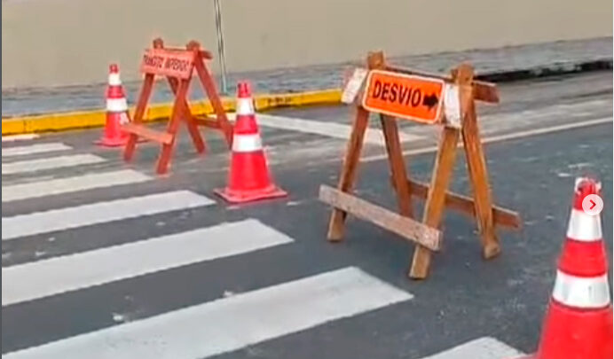Timbó – Interdição da Rua Professor Alfredo Girardi para obras