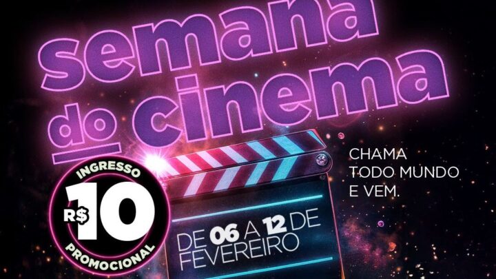Semana do Cinema: Arcoplex Blumenau oferece ingressos por R$10 e combos especiais