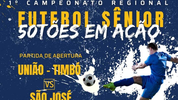 Vem aí o 1° Campeonato Regional de Futebol de Campo Sênior – Cinquentões em Ação