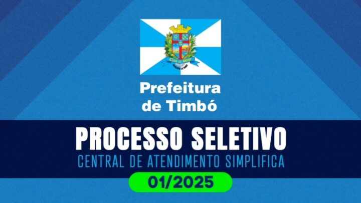 Prefeitura de Timbó divulga lista de aprovados para estágio remunerado