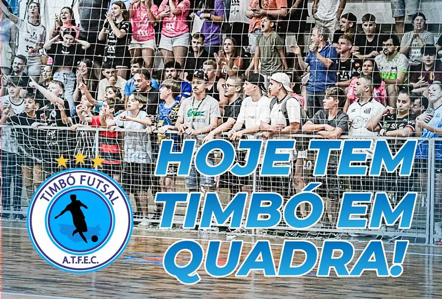 Timbó Futsal estreia nesta semana em casa pelo Campeonato Catarinense de Futsal de base Timbó Futsal estreia nesta semana em casa pelo Campeonato Catarinense de Futsal de base
