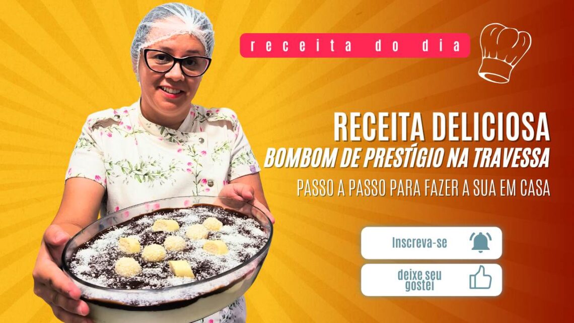 Receitas da Gabi – Bombom de Prestígio na Travessa: Uma Delícia Prática e Irresistível Receitas da Gabi – Bombom de Prestígio na Travessa: Uma Delícia Prática e Irresistível