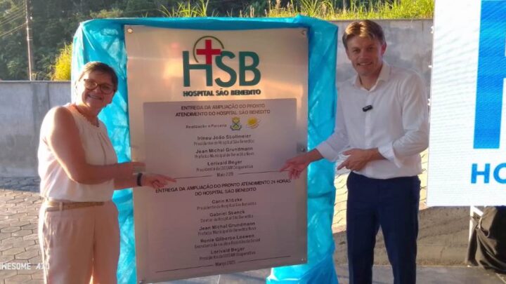 Hospital São Benedito inaugura nova ala e reforça atendimento em Benedito Novo