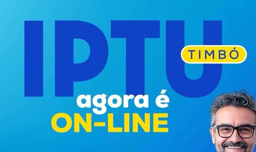 Vencimento da parcela do IPTU de Timbó acontece nessa terça-feira, dia 15 Vencimento da parcela do IPTU de Timbó acontece nessa terça-feira, dia 15