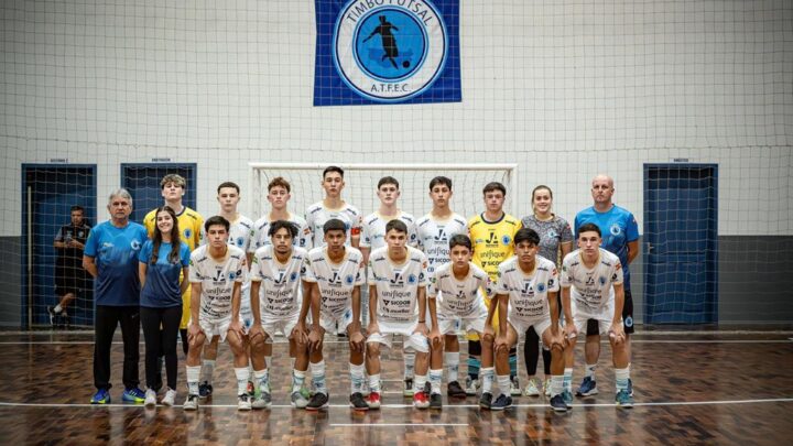 Em jogo de nove gols, Timbó Futsal vence o JEC Krona pelo Estadual Sub-16