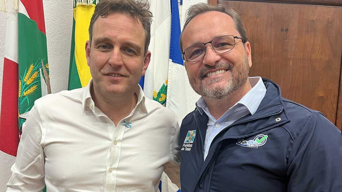 Emendas parlamentares destinam mais de R$ 1,5 milhão para Timbó