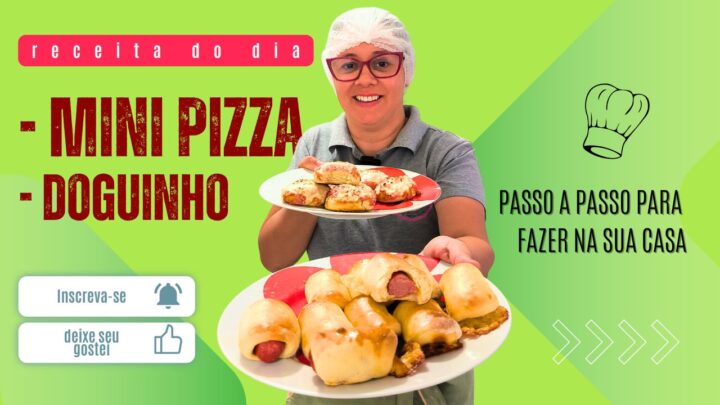 Receitas da Gabi – Mini Pizzas e Doguinho: Uma Receita Irresistível