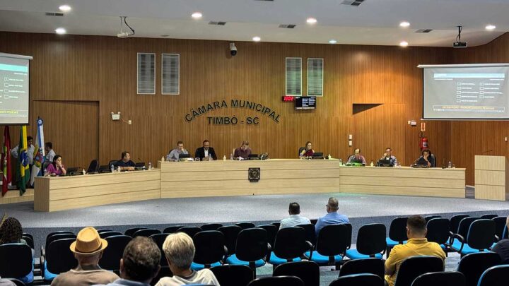 Câmara de Timbó: Destaques da Sessão de 06 de Maio