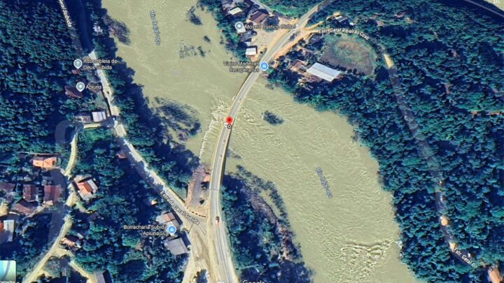 Interdição noturna na BR-470 entre Apiúna e Ibirama para obras de Ponte