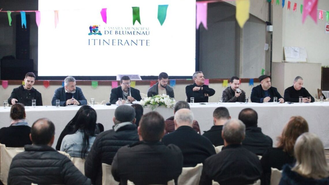 Câmara de Blumenau – Sessão itinerante abre espaço para fala e escuta na região do bairro Fortaleza
