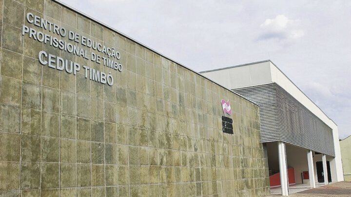 CEDUP Timbó: Matrículas abertas para Cursos Técnicos gratuitos no 2º Semestre de 2025